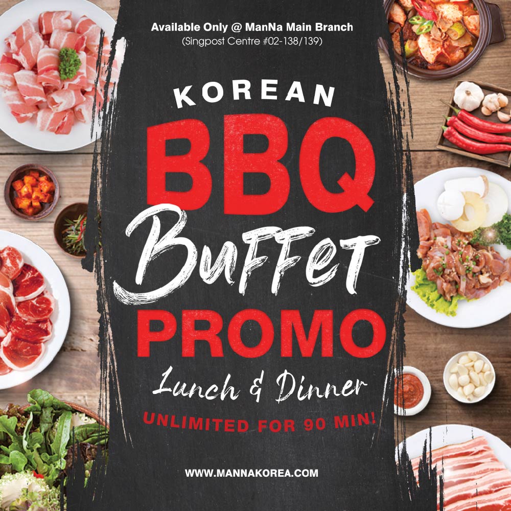 ManNa Korean Restaurant BBQ Buffet Promotion