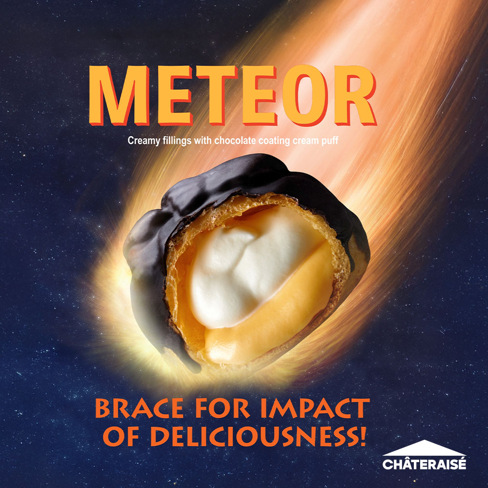 Chateraise Meteor Cream Puff – Brace For Impact of Deliciousness