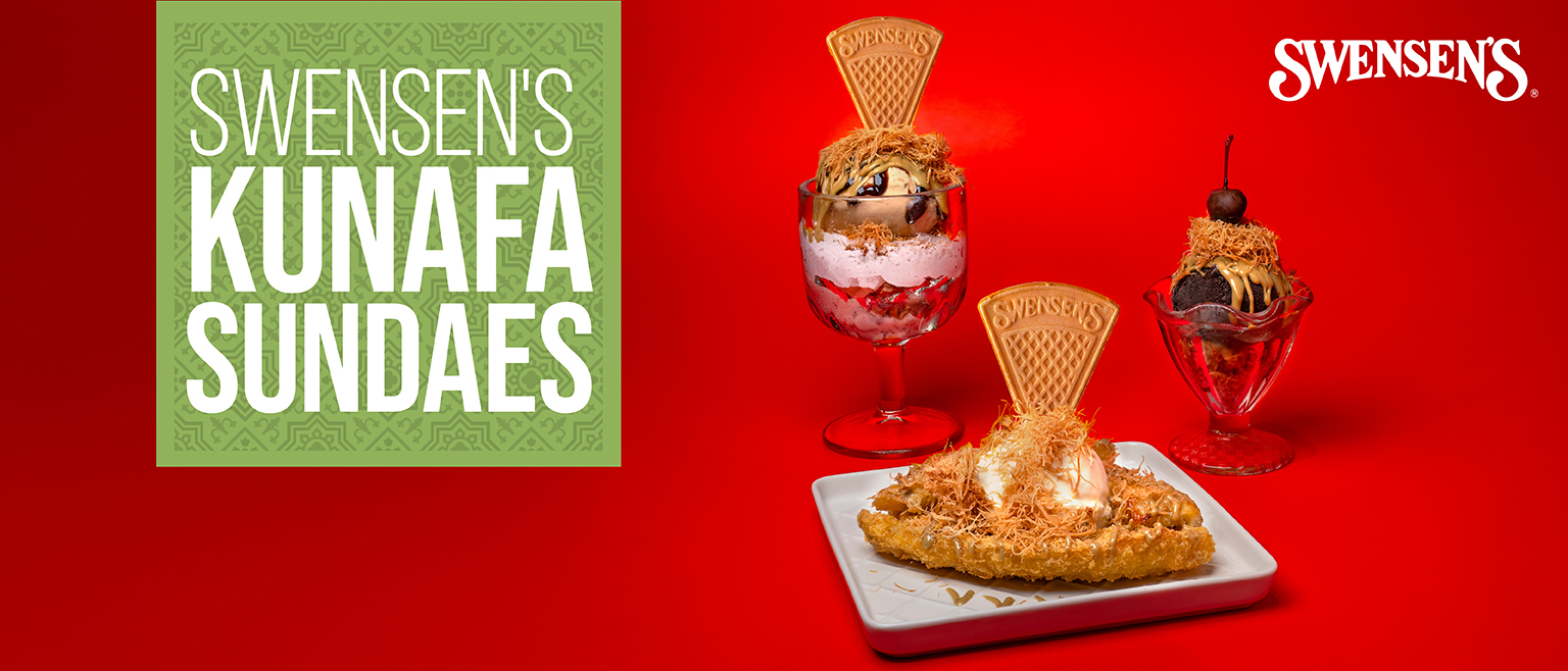 Swensens’ New Kunafa Sundaes!