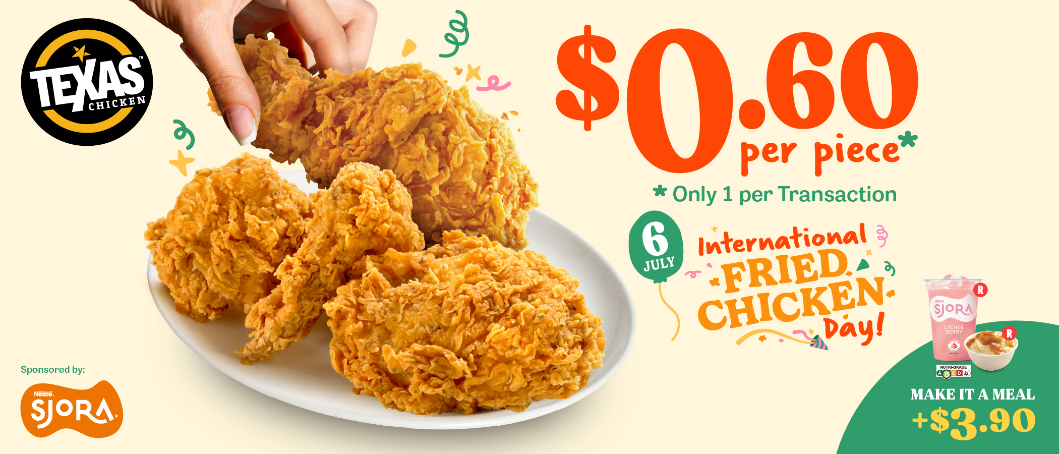 Texas Chicken International Fried Chicken Day (6 July)