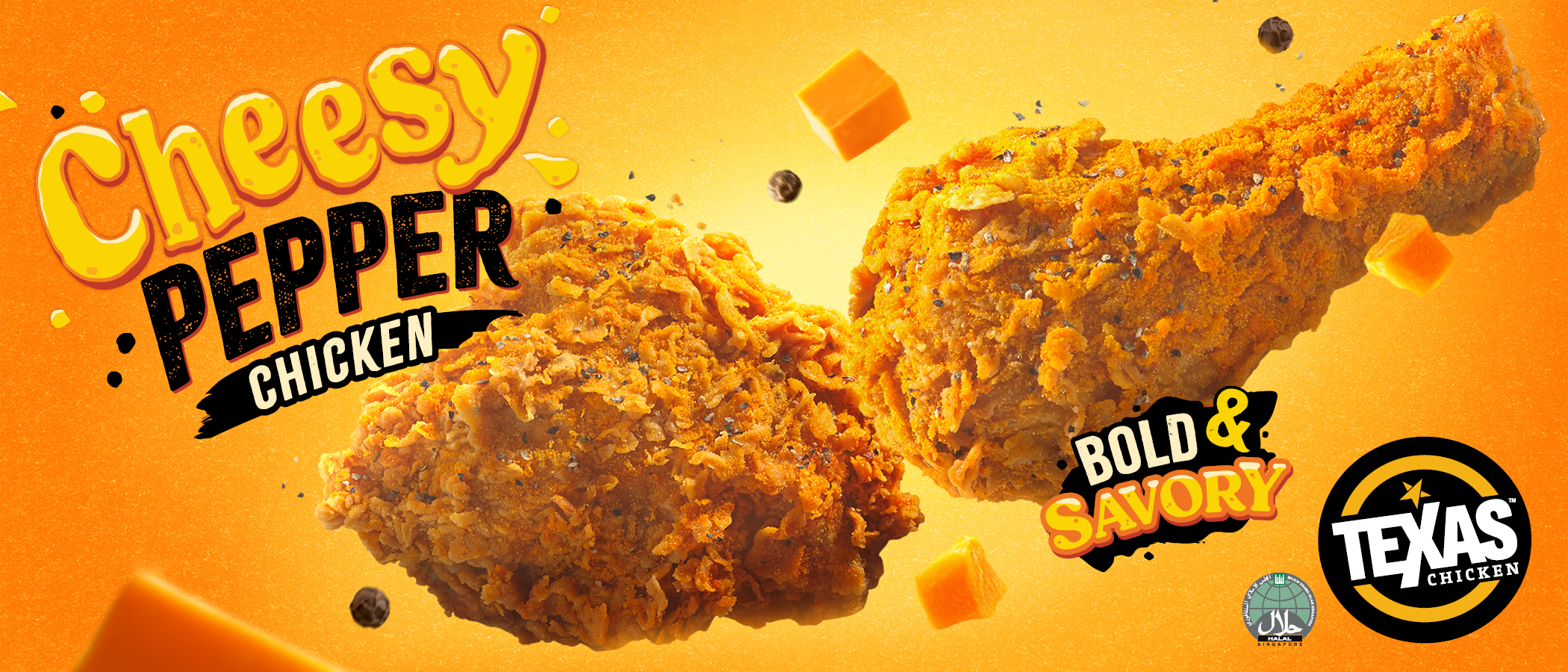Texas Chicken’s Limited Time Offer – Cheesy Pepper Chicken!