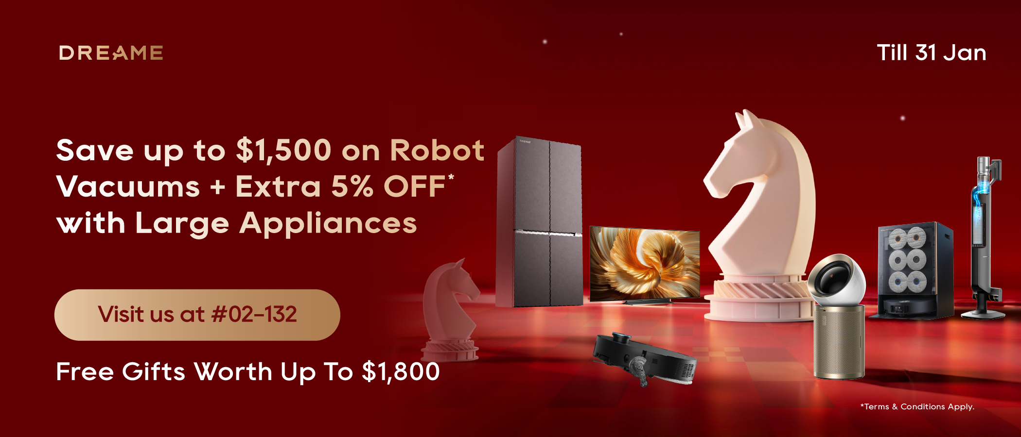 New Year with Dreame! ✨ Dreame at SingPost Centre is now open at #02-132.