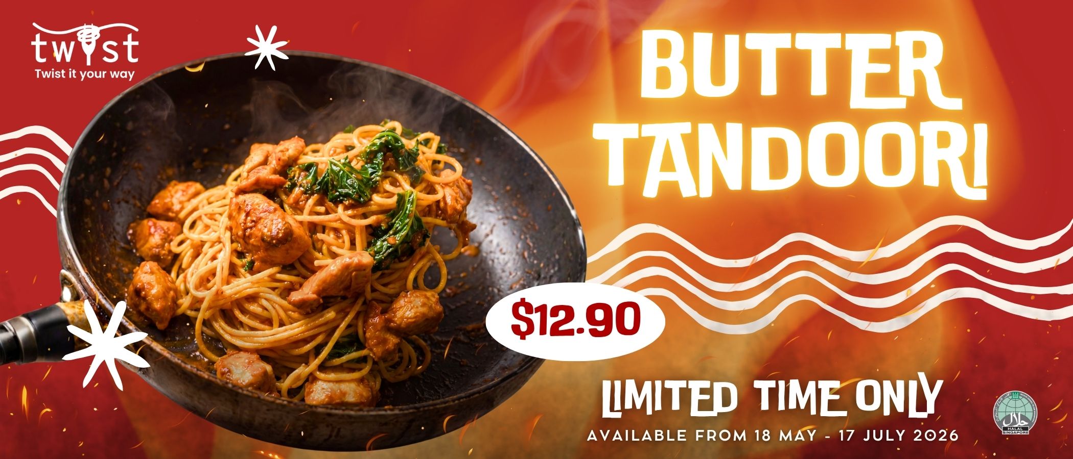 Twyst – Butter Tandoori Pasta