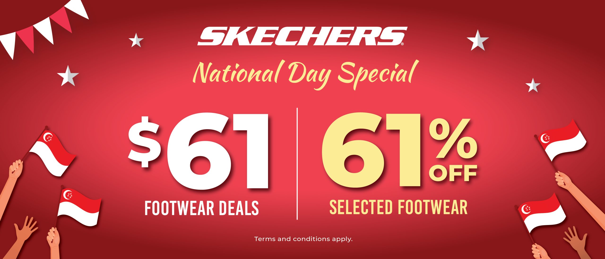 Kickstart the National Day deals 👟❤️