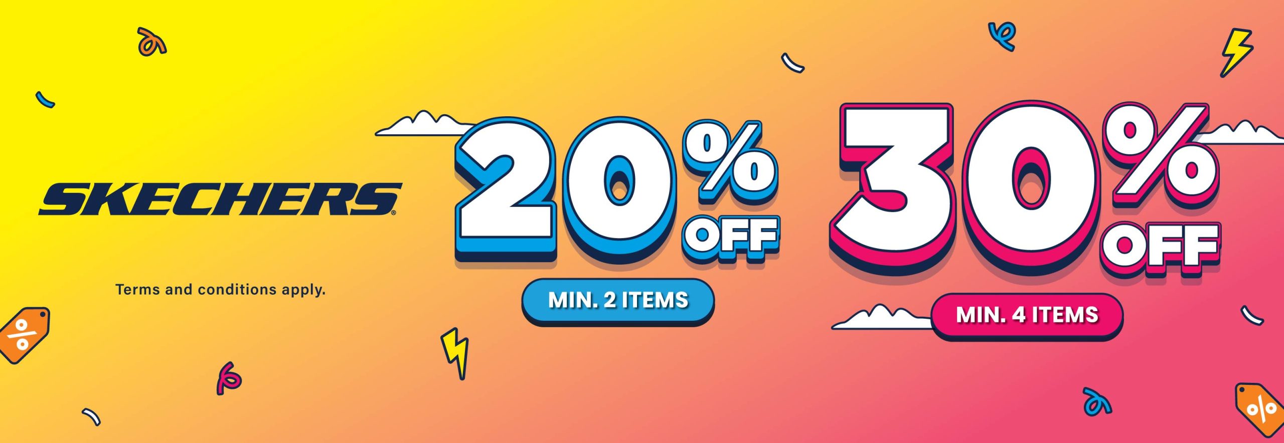 Shop more, save more at Skechers!